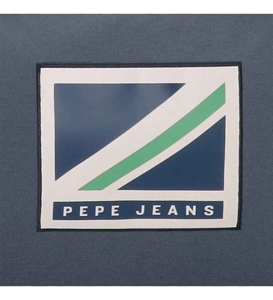 Estuche Pepe Jeans Tom cinco compartimentos azul oscuro