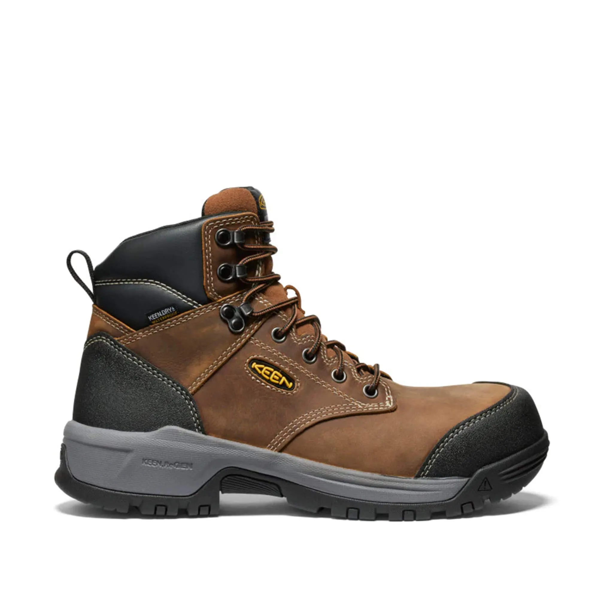 EVANSTON 6" CARBONTOE WORK BOOT WATERPROOF BROWN KEEN