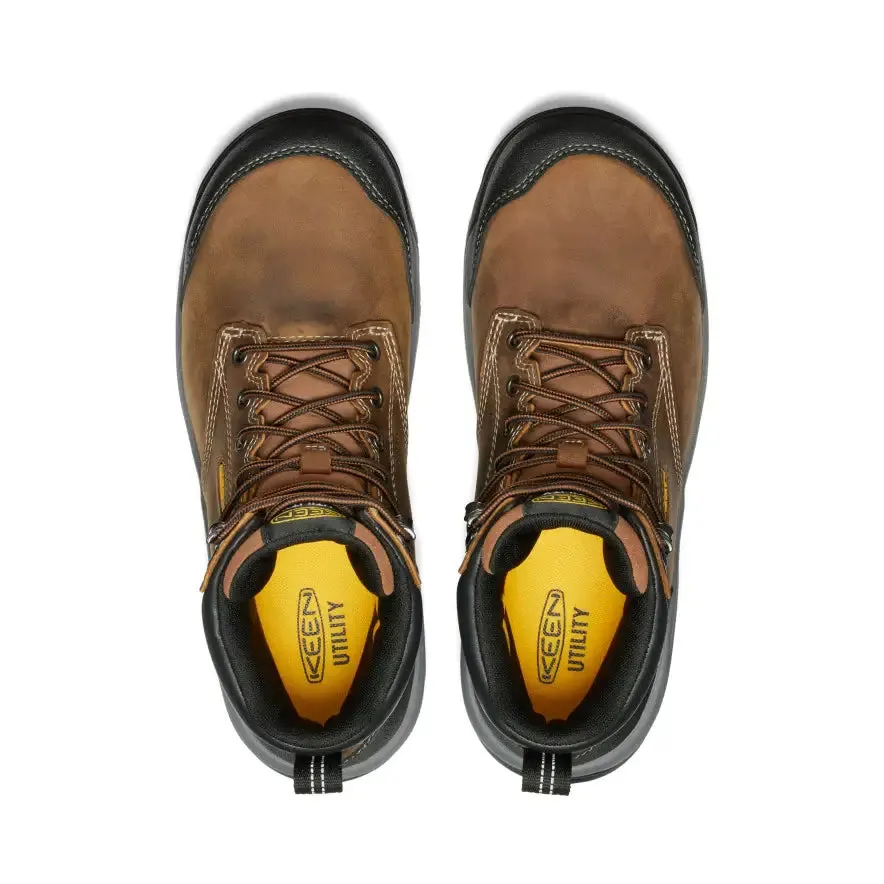 EVANSTON 6" CARBONTOE WORK BOOT WATERPROOF BROWN KEEN