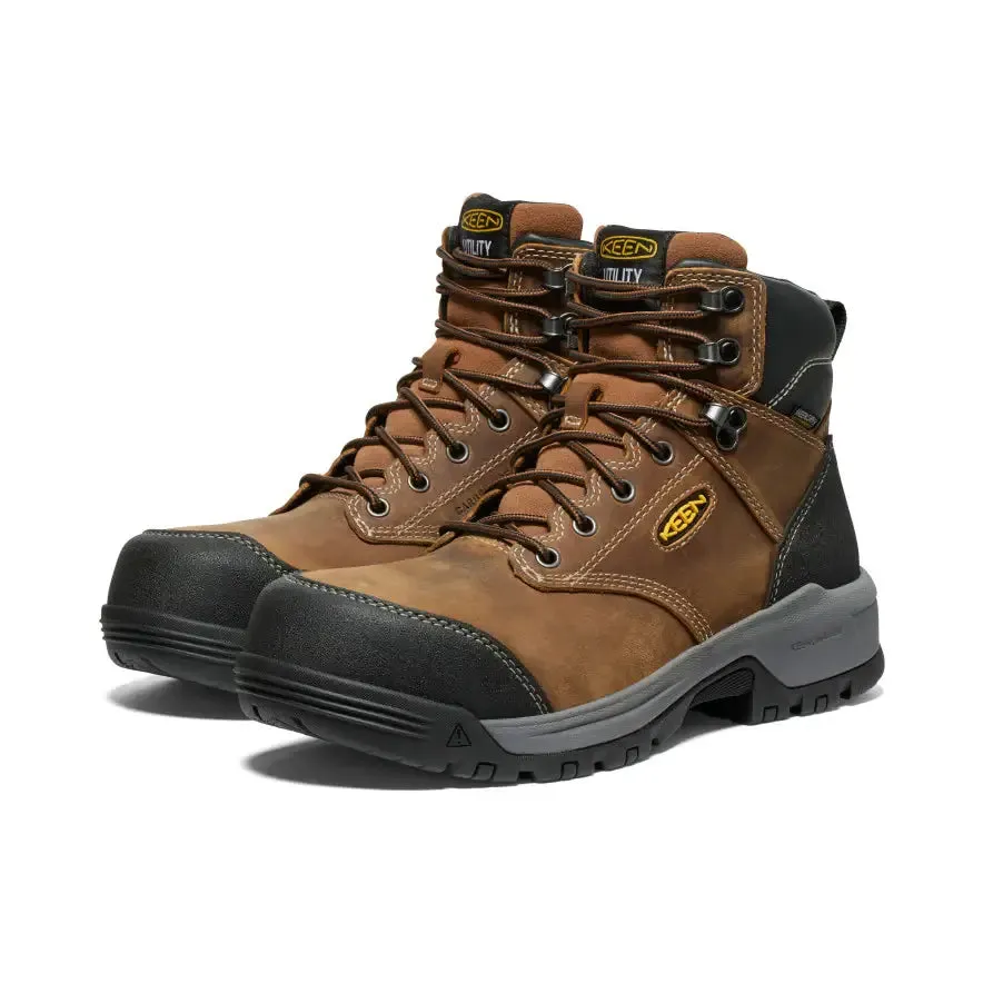 EVANSTON 6" CARBONTOE WORK BOOT WATERPROOF BROWN KEEN
