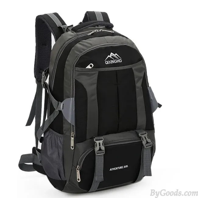 Fashion Large Sport Bag 60 Liters Outdoor Climbing Backpack Nylon Waterproof Travel Rucksack