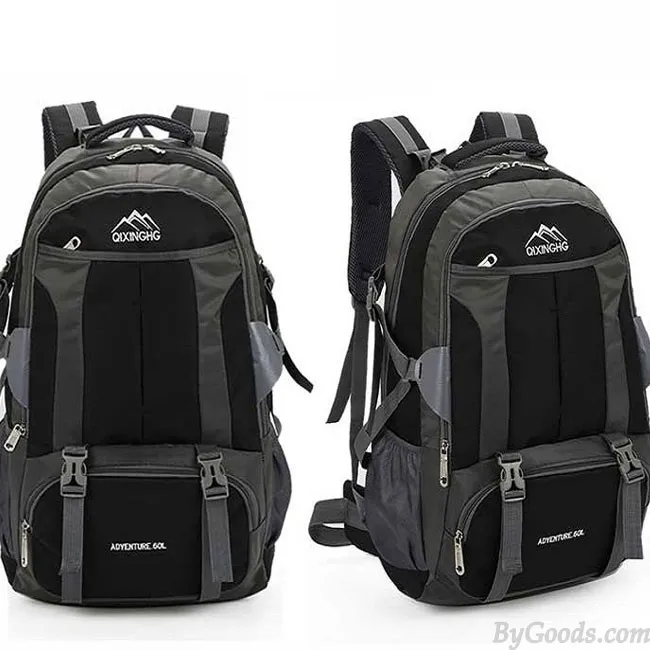 Fashion Large Sport Bag 60 Liters Outdoor Climbing Backpack Nylon Waterproof Travel Rucksack