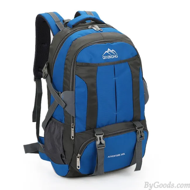 Fashion Large Sport Bag 60 Liters Outdoor Climbing Backpack Nylon Waterproof Travel Rucksack