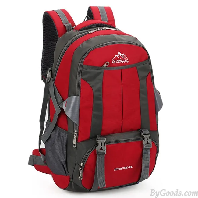 Fashion Large Sport Bag 60 Liters Outdoor Climbing Backpack Nylon Waterproof Travel Rucksack