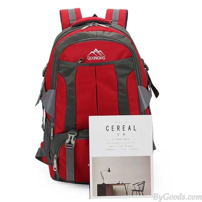 Fashion Large Sport Bag 60 Liters Outdoor Climbing Backpack Nylon Waterproof Travel Rucksack