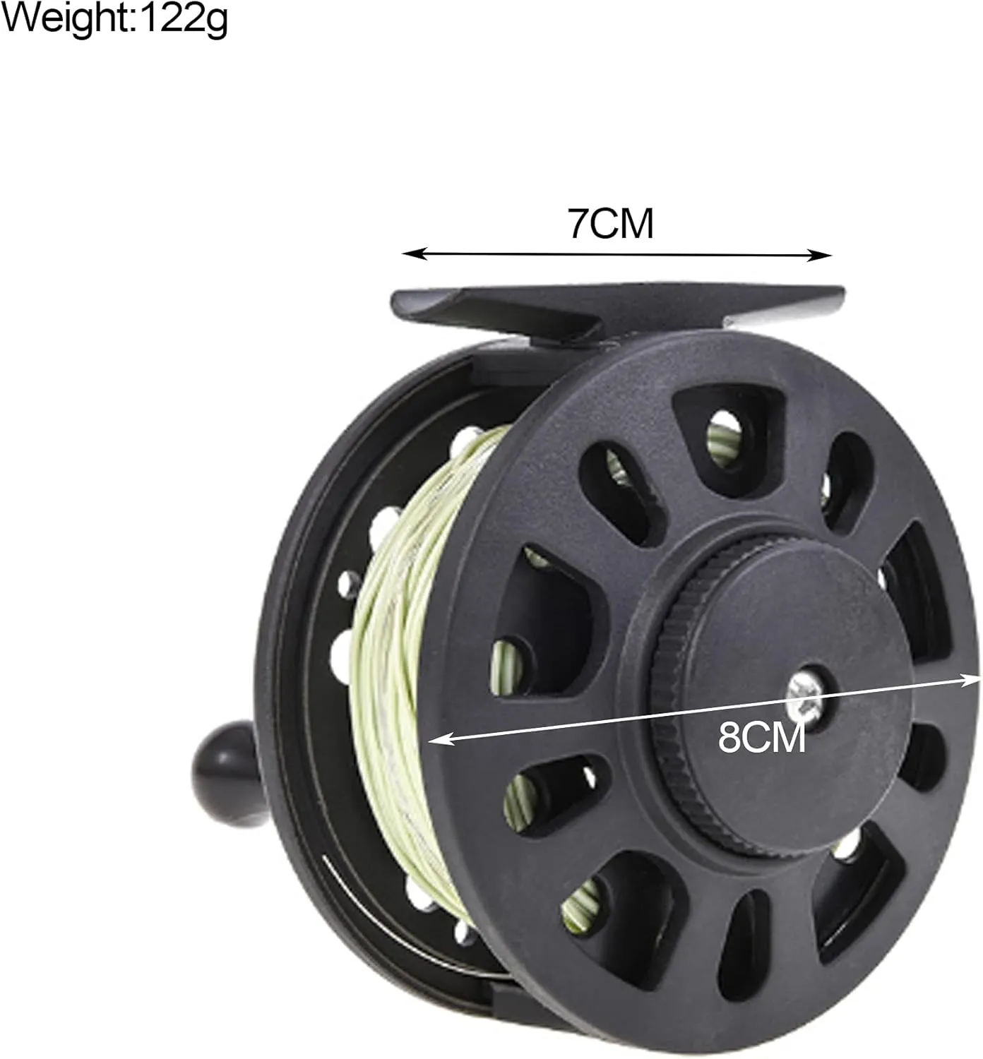 FGXY GLA 5/6 Carrete de Pesca con Mosca  Fly Line  con la Línea de Pesca con Mosca Necesaria  Accesorios Duraderos de Pesca Manu
