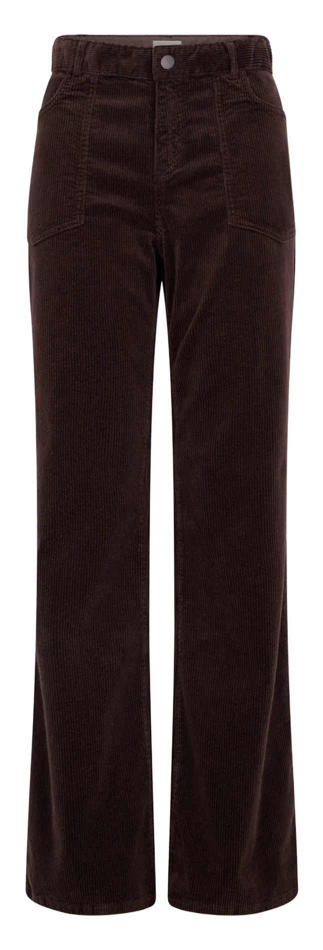 GERARD DAREL NAZIA  PANTALóN DE ALGODóN MEZCLADO RECTO EN MARRON