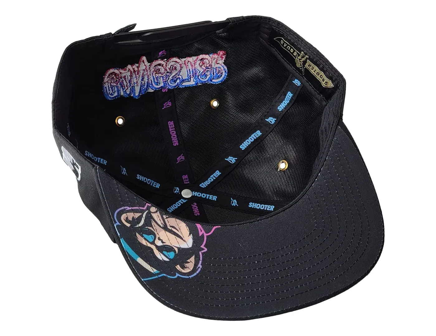 Gorra Shooter Squad Gangster Color Negro