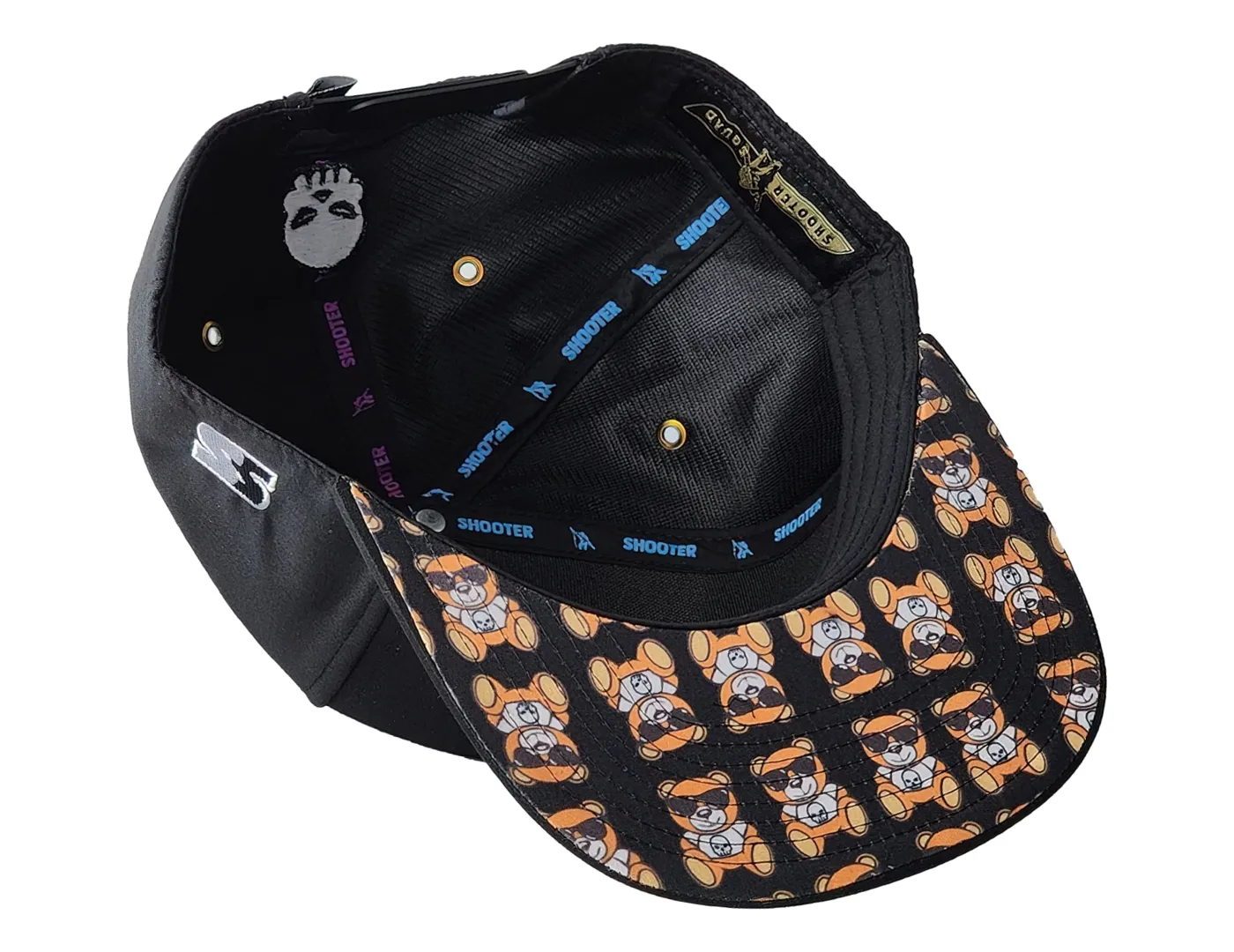 Gorra Shooter Squad Oso Color Negro