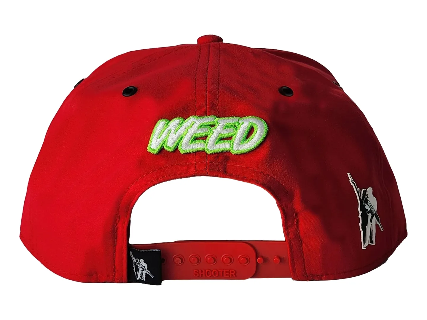 Gorra Shooter Squad Oso Weed Color Rojo