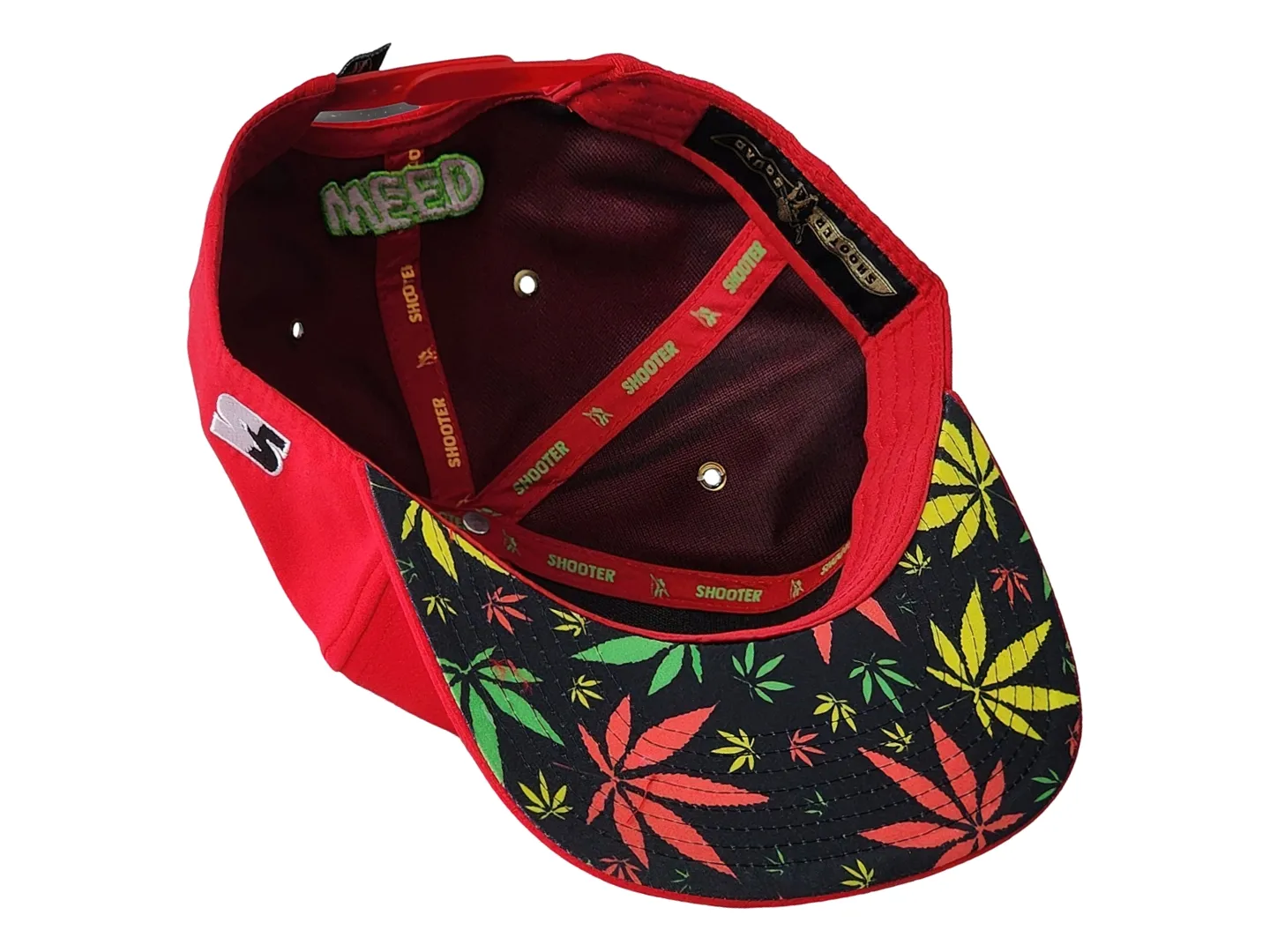 Gorra Shooter Squad Oso Weed Color Rojo