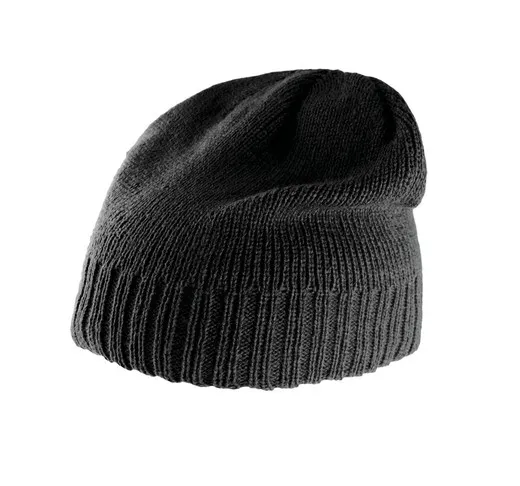 GORRO CON BORDE ACANALADO