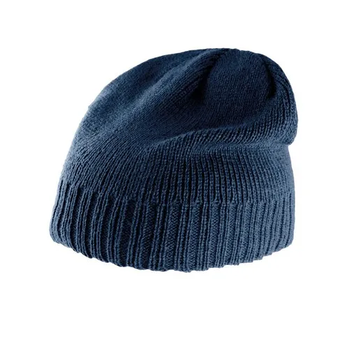 GORRO CON BORDE ACANALADO