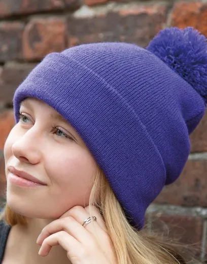 Gorro con pompón