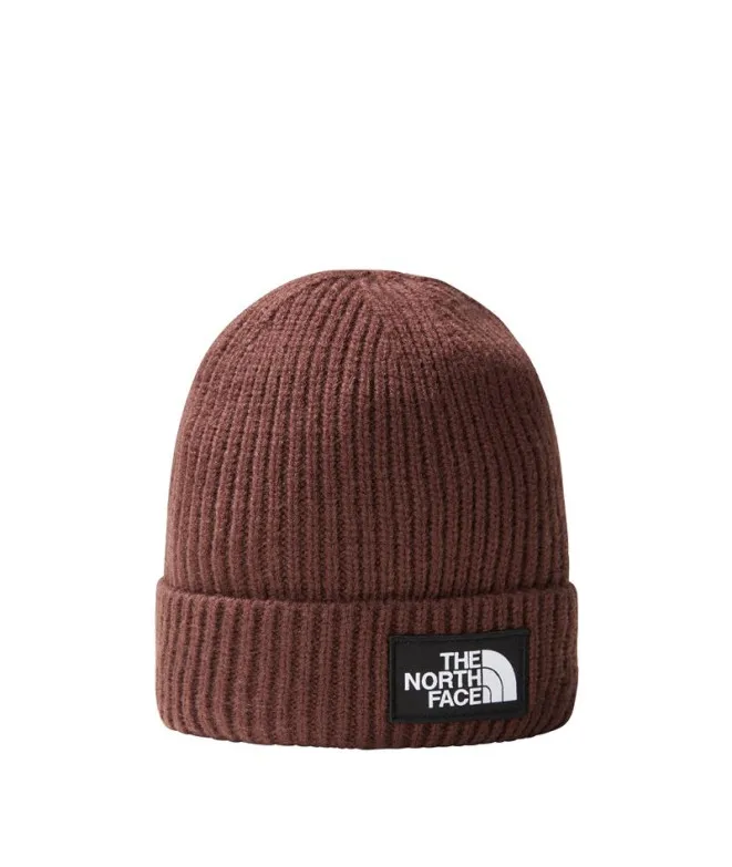 Gorro de Montaña The North Face Logo Box Cuffed Brown