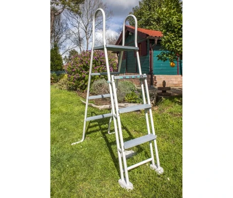 Gre Piscina Fidji Redonda De Acero Blanca Ø460 x 120 cm
