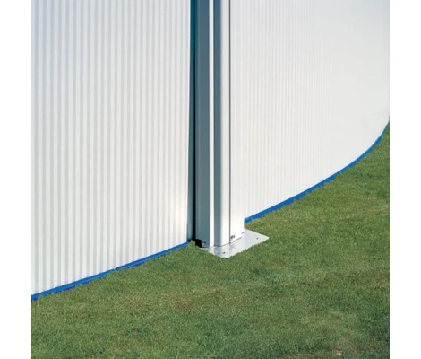 Gre Piscina Fidji Redonda De Acero Blanca Ø460 x 120 cm