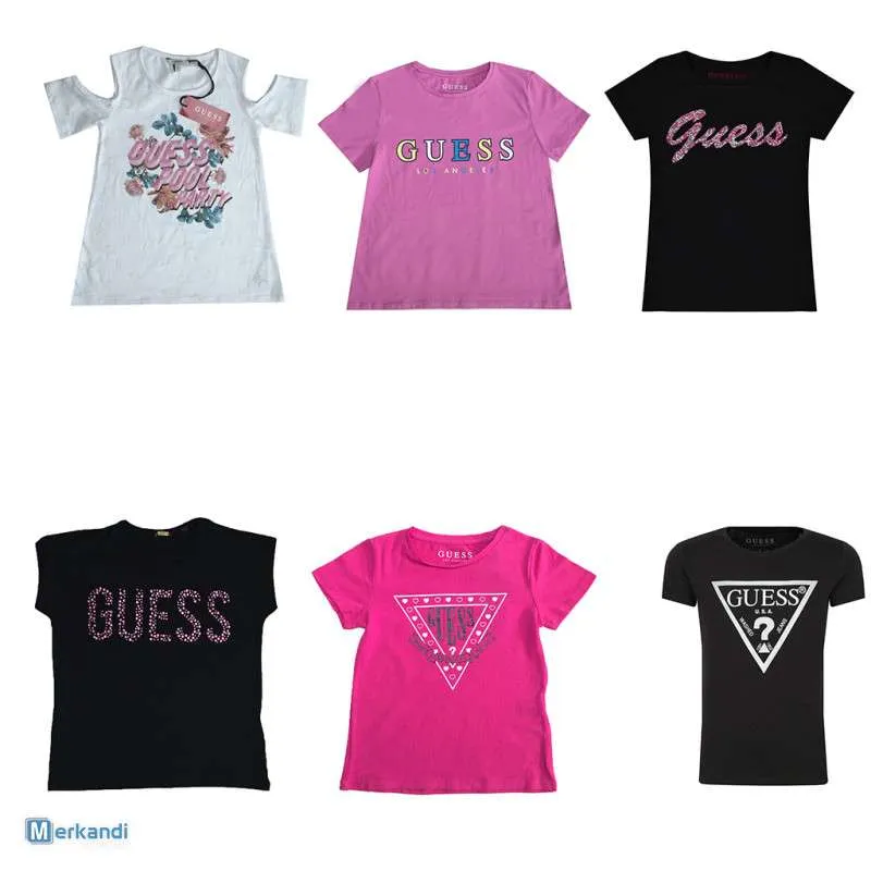 GUESS STOCK DE CAMISETAS PARA NIñOS  MEZCLA DE MODELOS, MEZCLA DE TALLAS