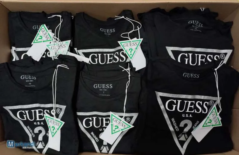 GUESS STOCK DE CAMISETAS PARA NIñOS  MEZCLA DE MODELOS, MEZCLA DE TALLAS