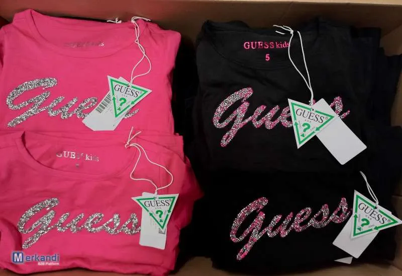 GUESS STOCK DE CAMISETAS PARA NIñOS  MEZCLA DE MODELOS, MEZCLA DE TALLAS