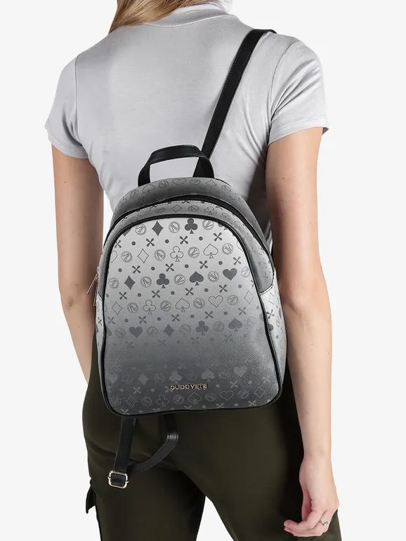 Guido Vietri Mochila de mujer con estampados.