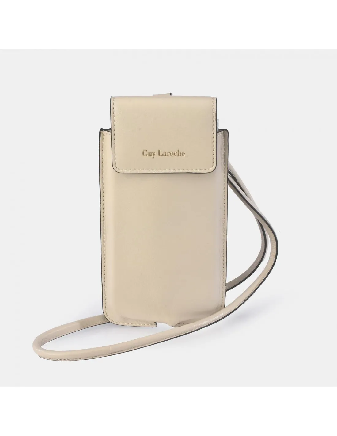 GUY LAROCHE Bolso para móvil en piel con tarjetero y solapa para mujer