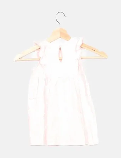 H&M Vestido rosa estampado floral
