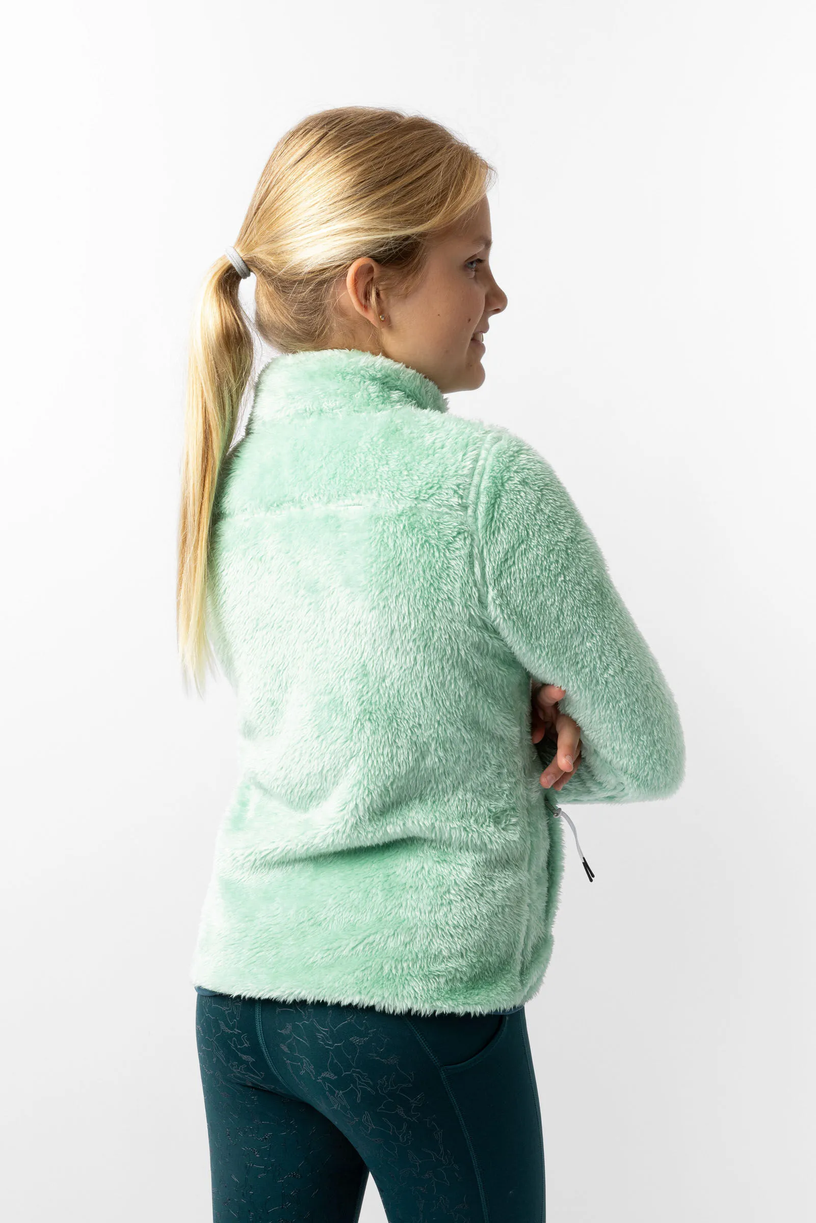 Horze Elsa Chaqueta de montar en forro polar para niños