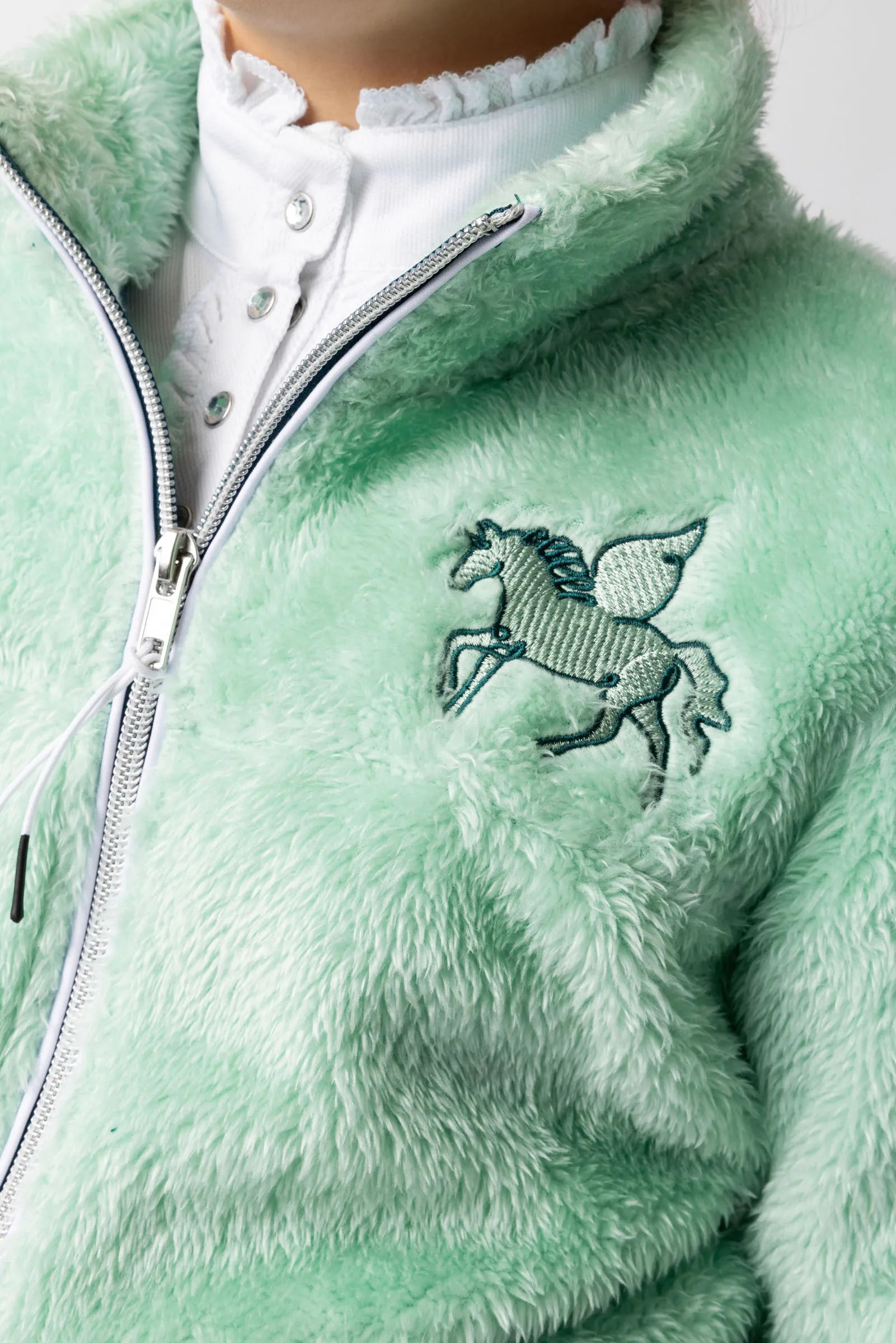 Horze Elsa Chaqueta de montar en forro polar para niños