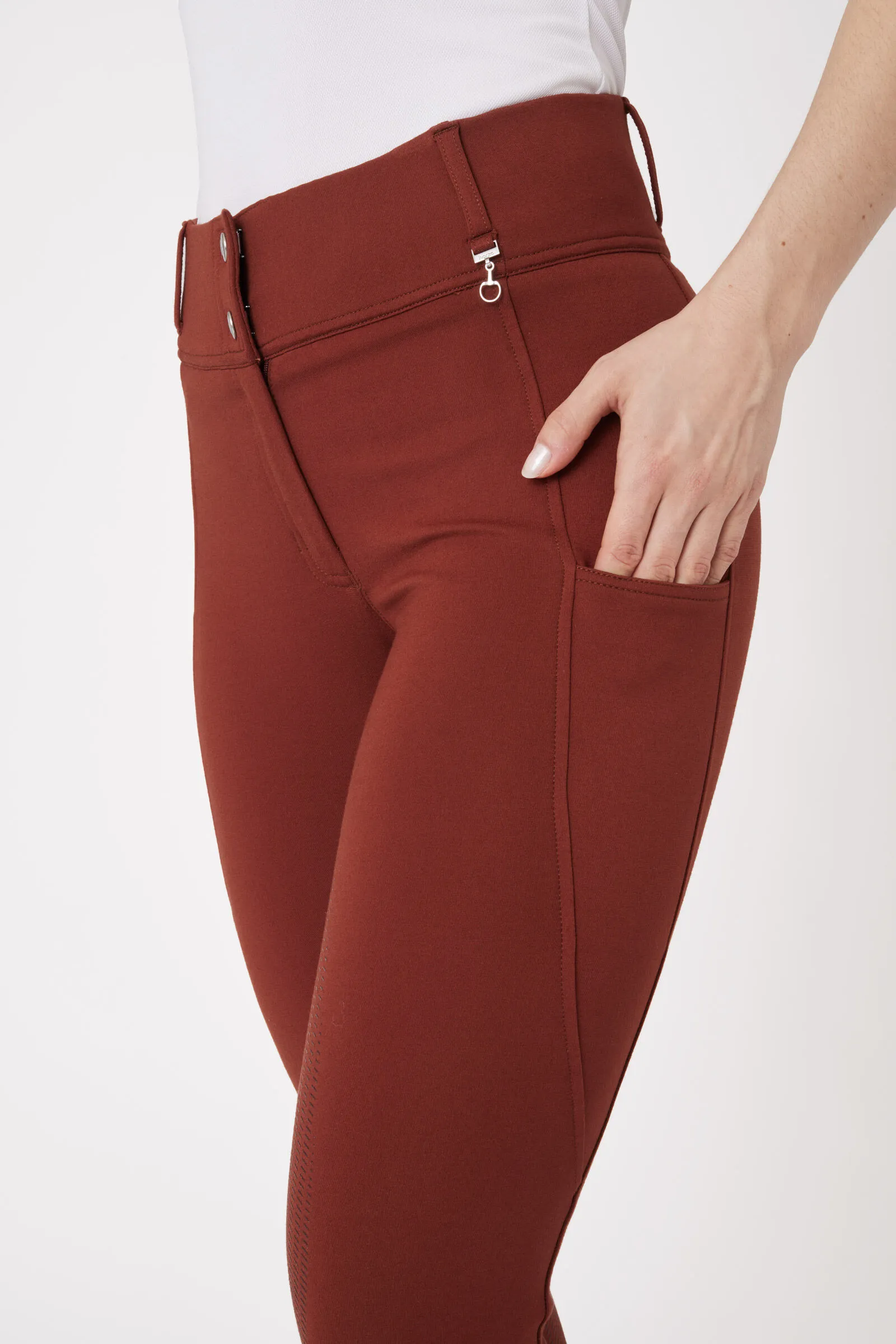 Horze Pantalones de Montar con Agarre Completo Media Temporada para Mujer Mira