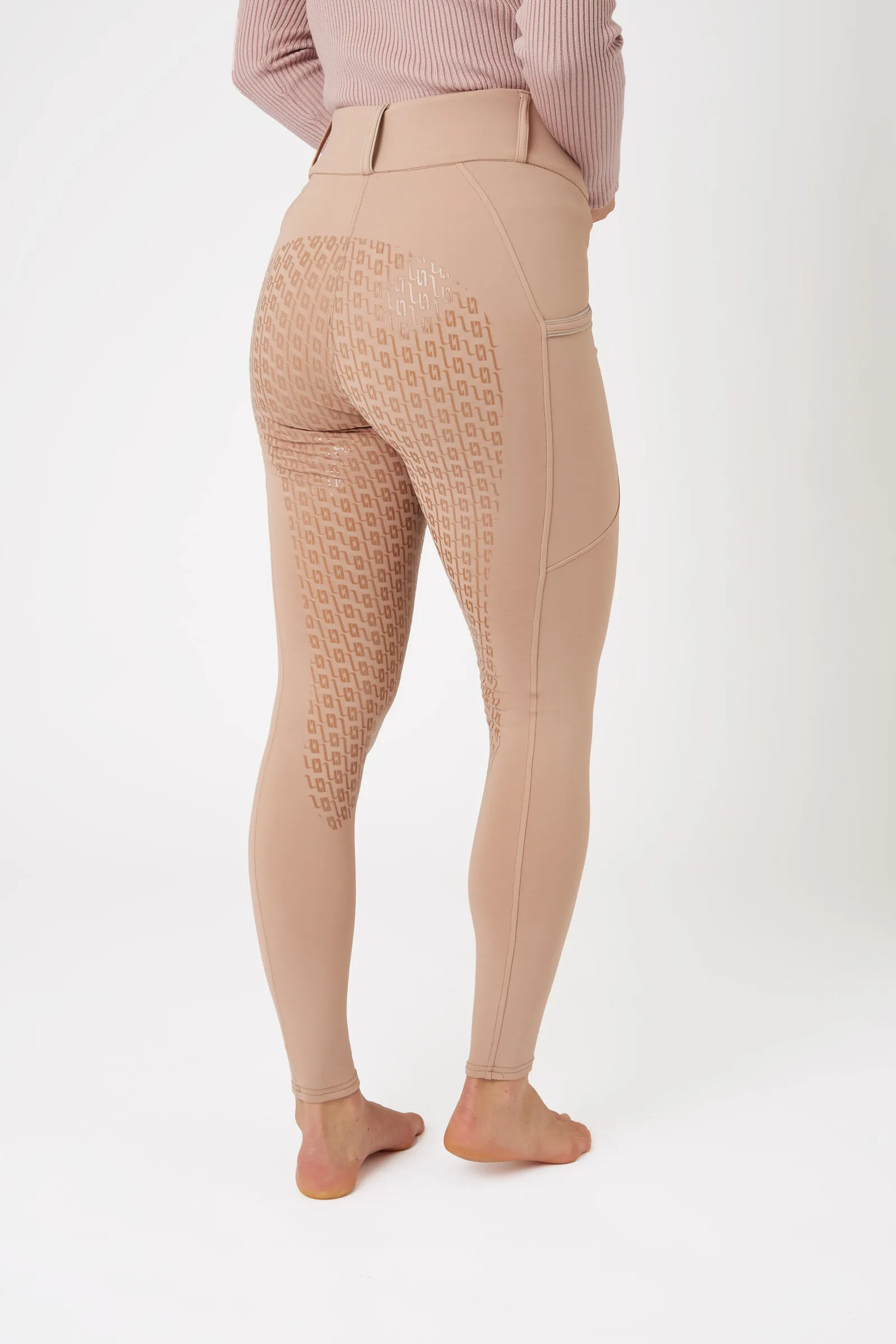 Horze Pantalones de Montar con Agarre Completo para Mujer Noelle