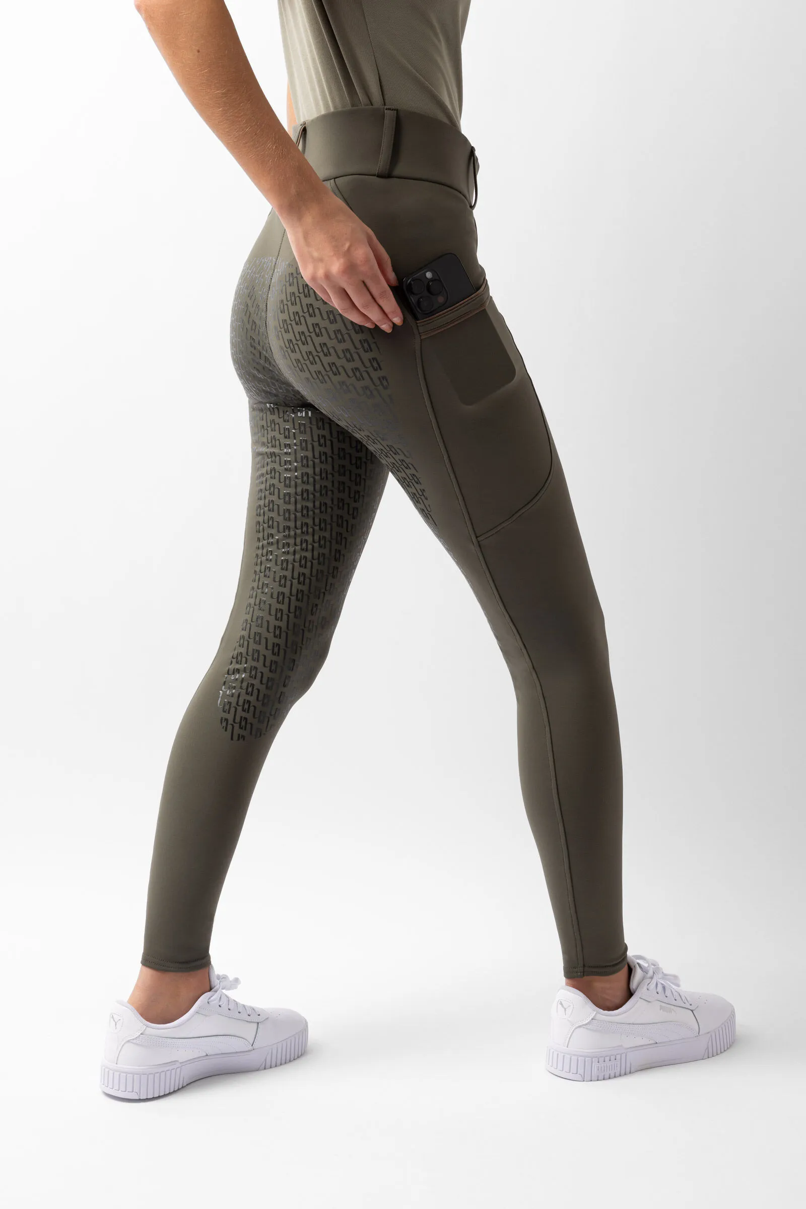 Horze Pantalones de Montar con Agarre Completo para Mujer Noelle