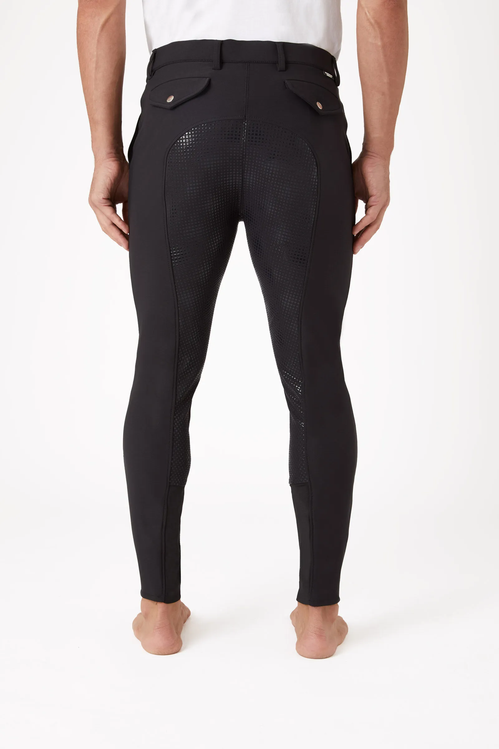 Horze Pantalones de Montar con AsientoCompleto de Silicona para Hombre Grand Prix