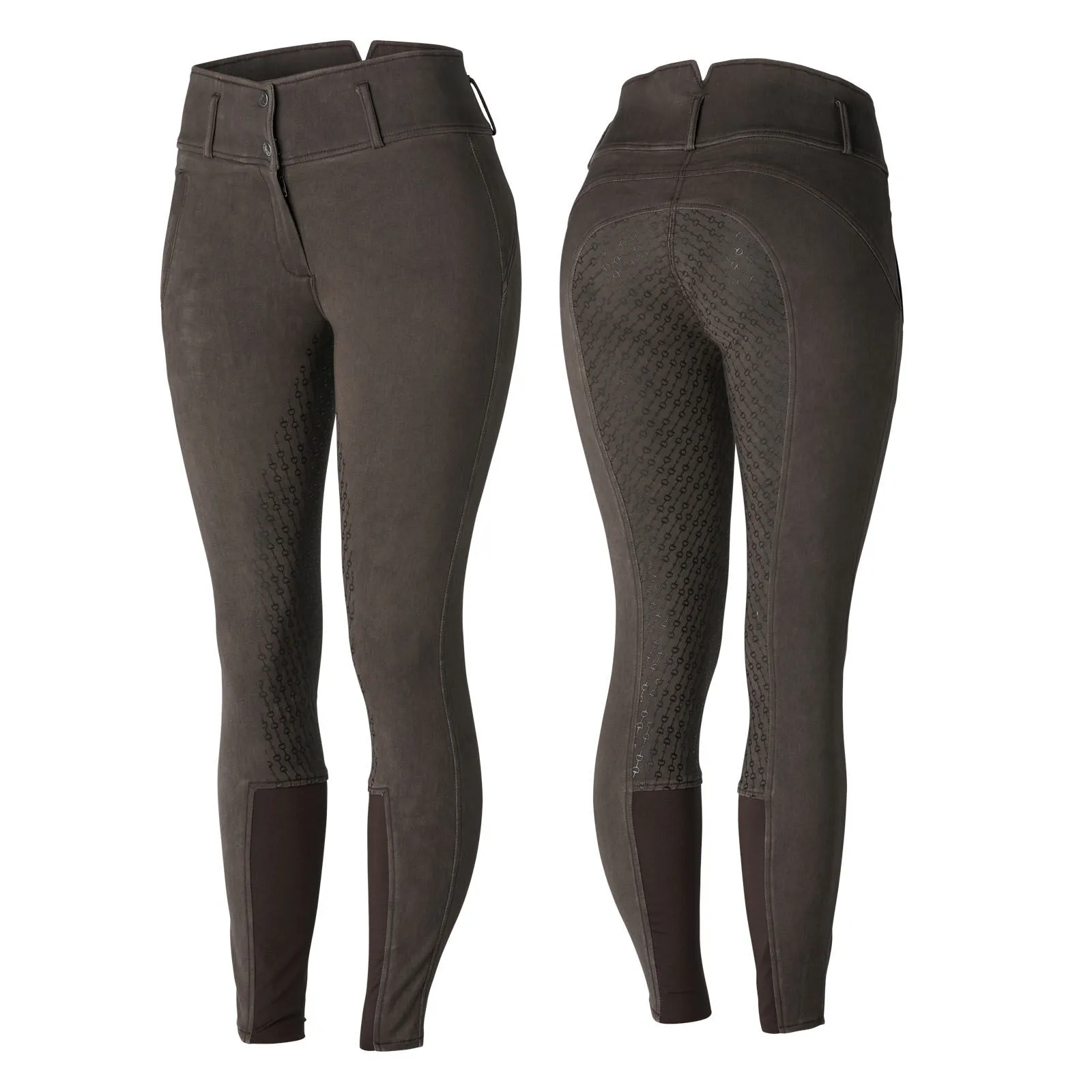 Horze Pantalones de Montar con AsientoCompleto de Silicona para Mujer Daniela