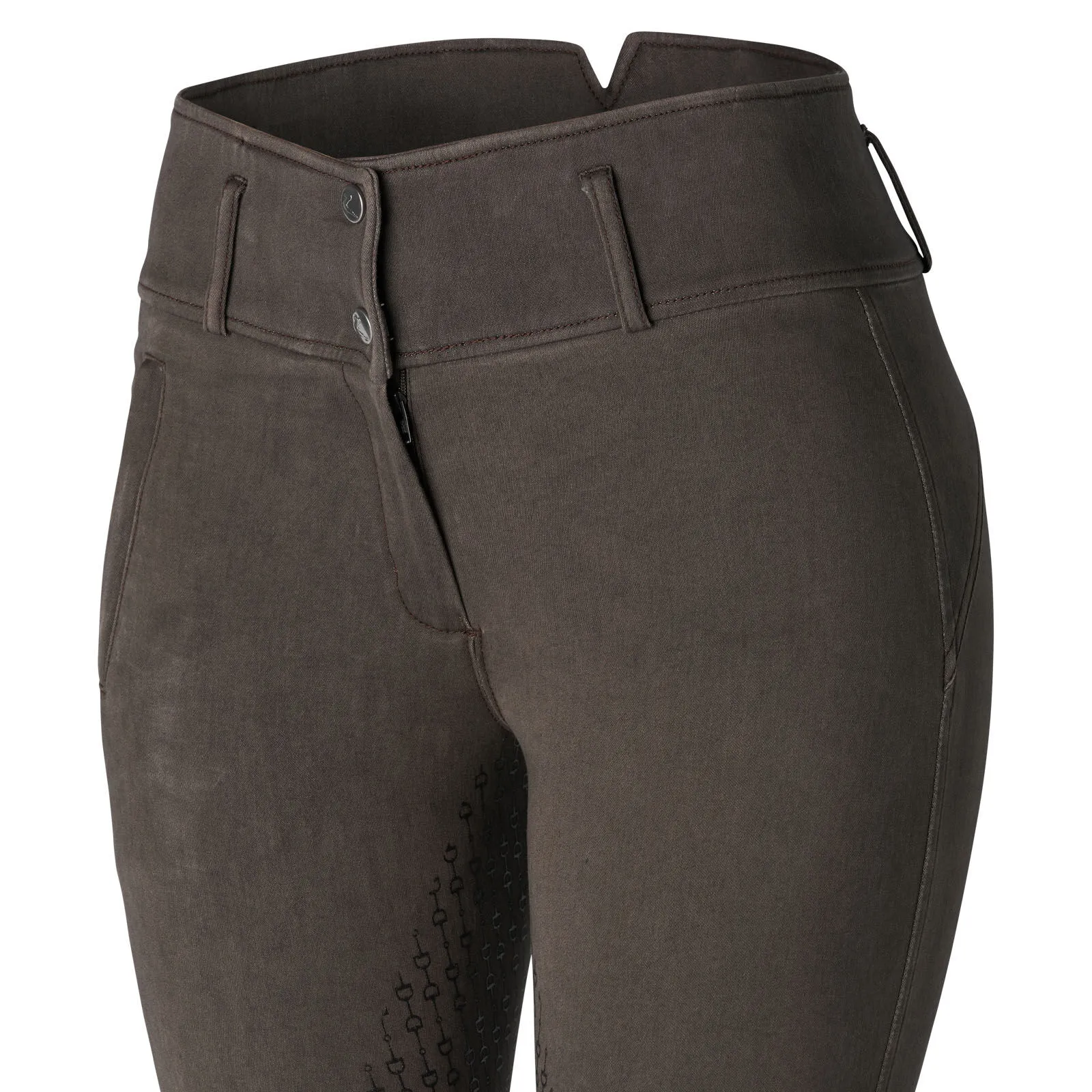 Horze Pantalones de Montar con AsientoCompleto de Silicona para Mujer Daniela