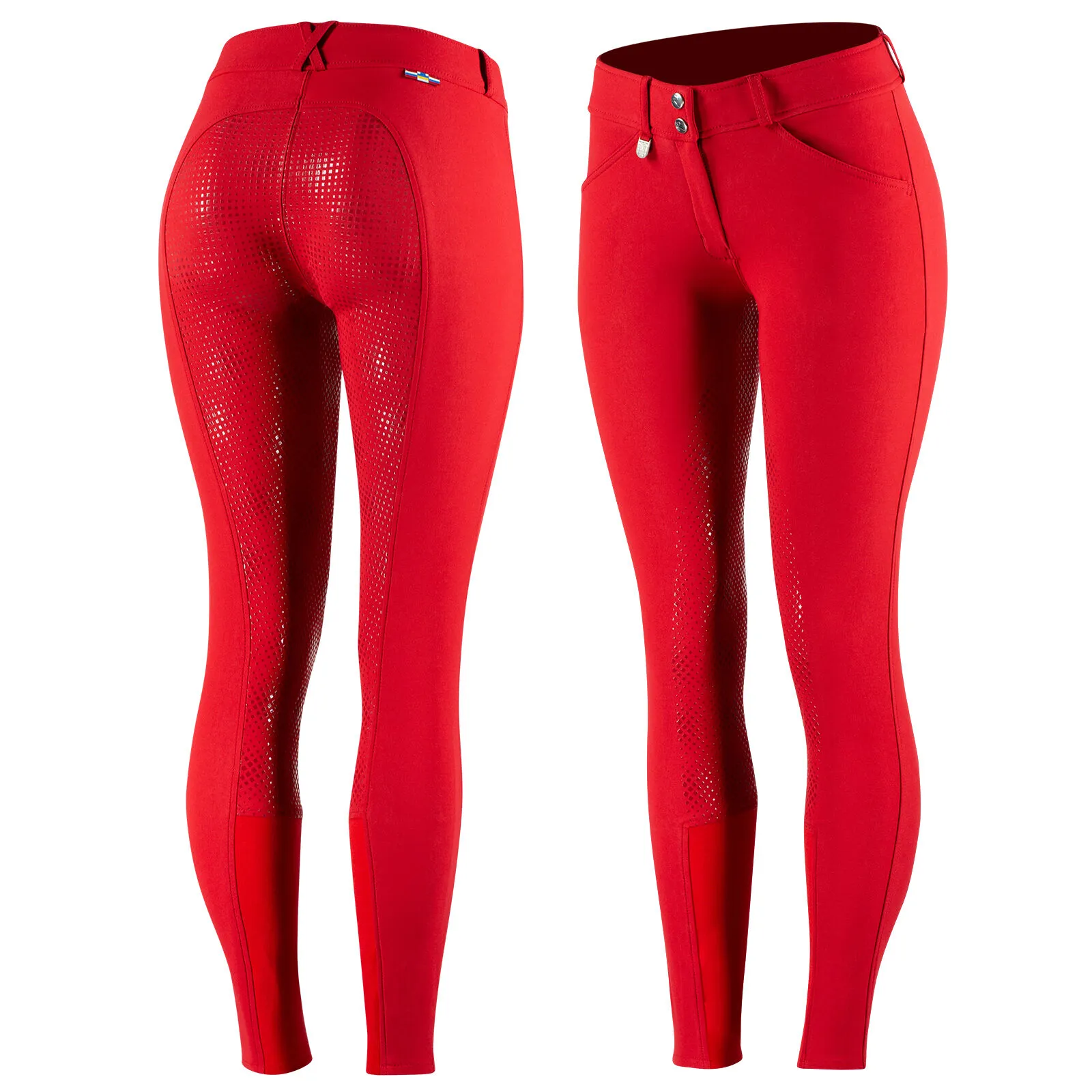 Horze Pantalones de Montar con AsientoCompleto de Silicona para Mujer Grand Prix