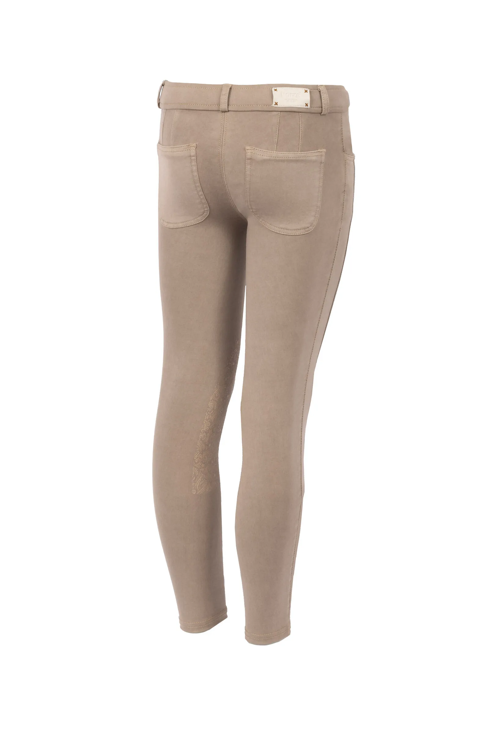 Horze Pantalones de Montar con Refuerzo de Rodilla para Niños Suki