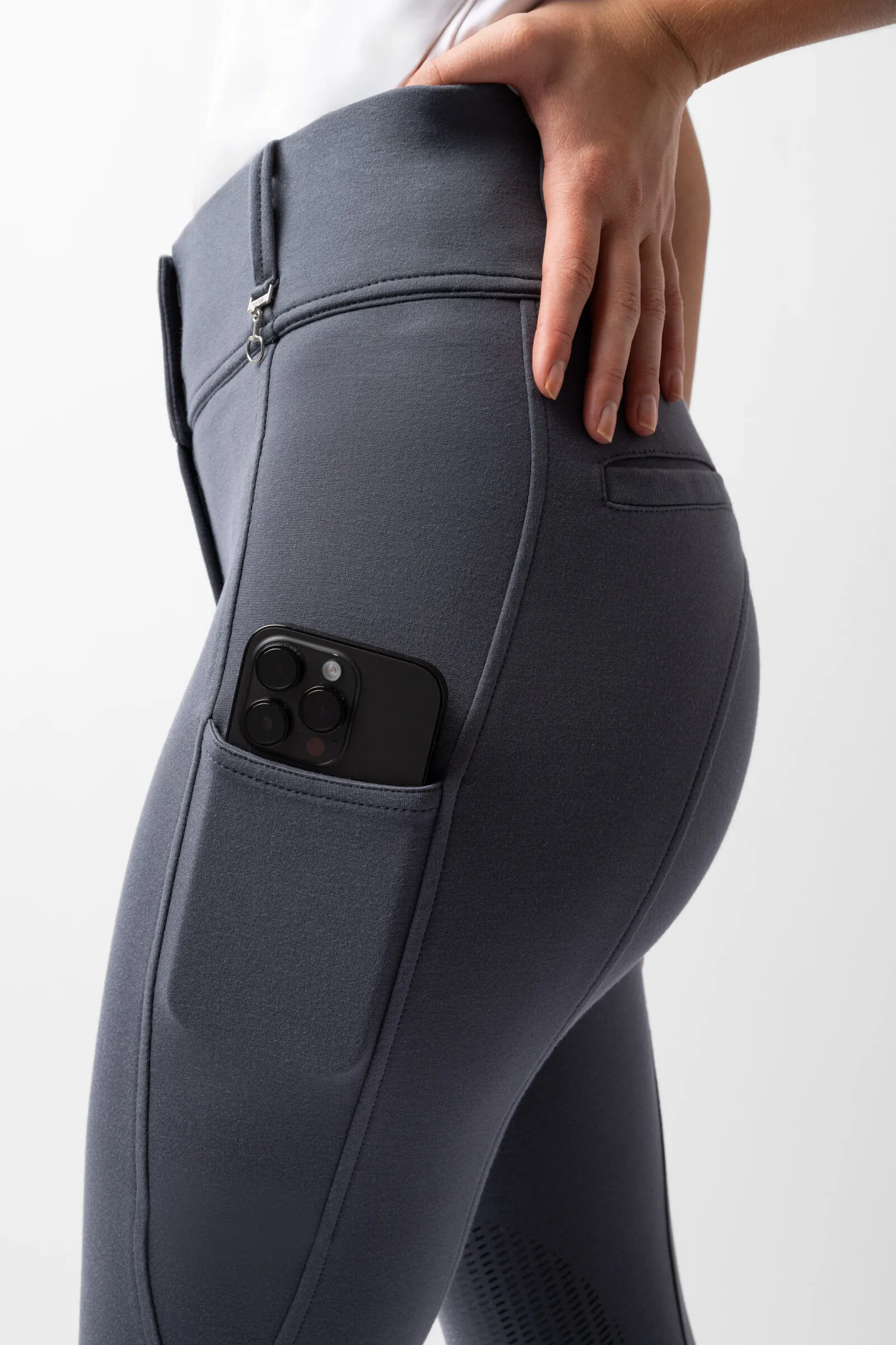 Horze Pantalones de Montar con Refuerzo en Rodilla Mira