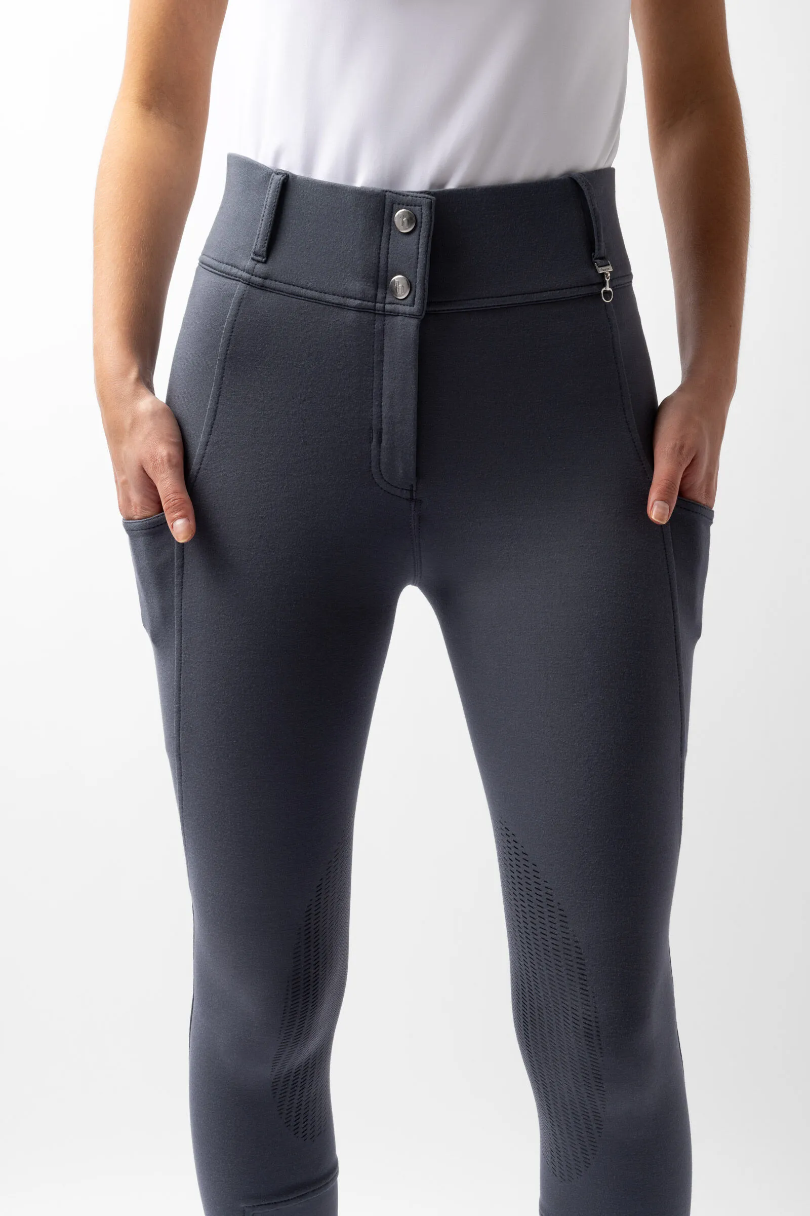Horze Pantalones de Montar con Refuerzo en Rodilla Mira