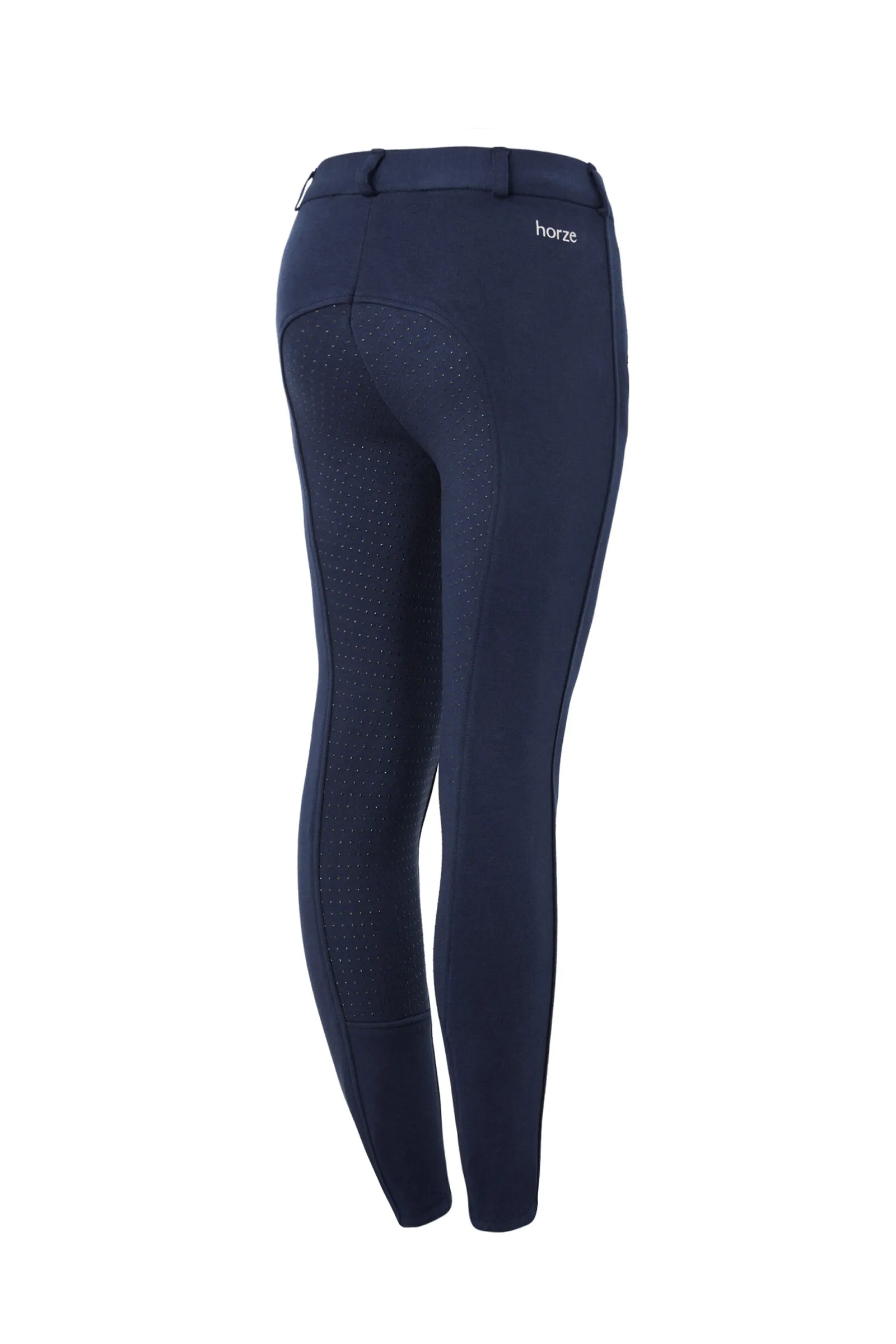 Horze Pantalones de Montar de Asiento Completo de Silicona Active para Niños