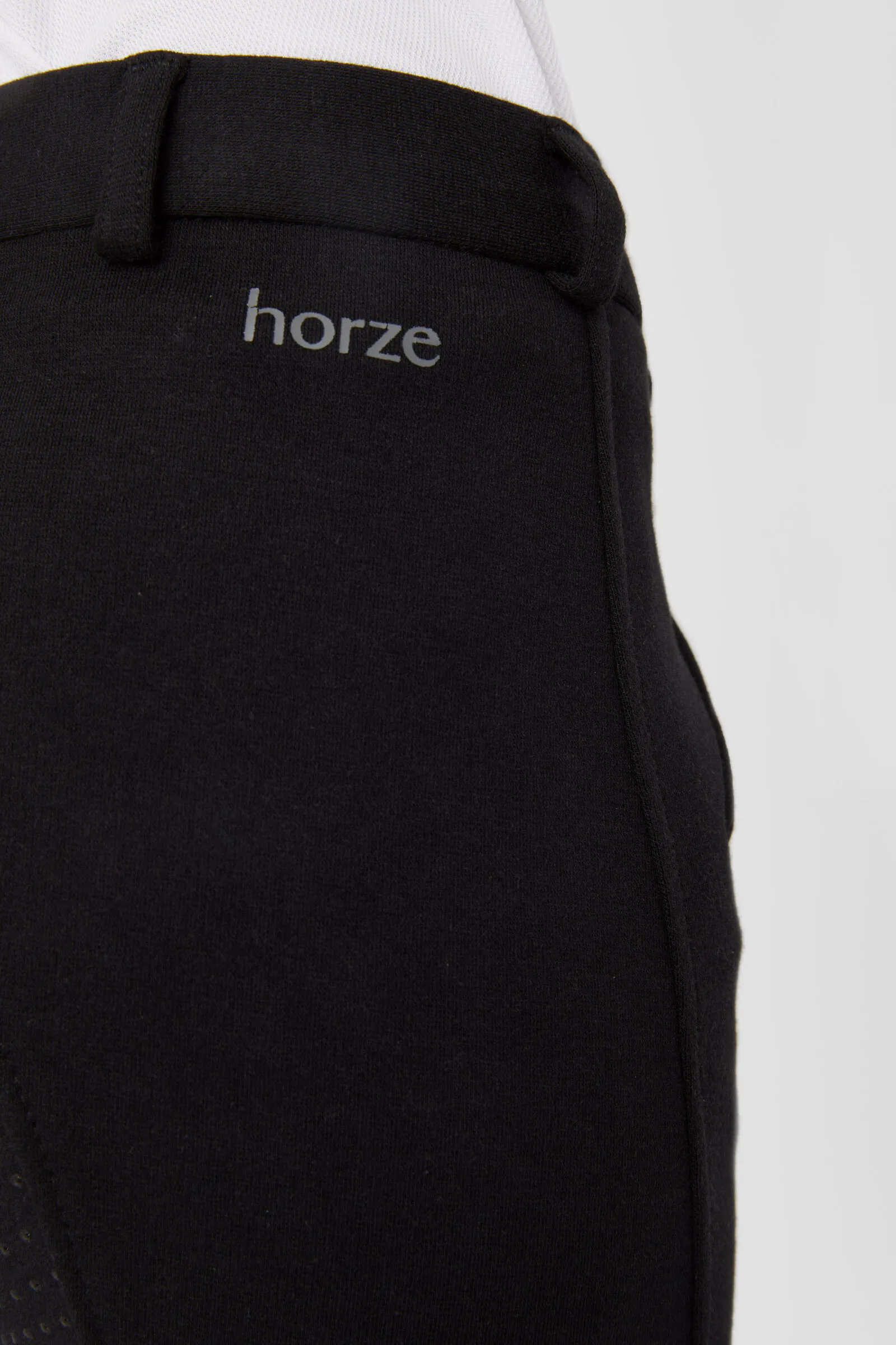 Horze Pantalones de Montar de Asiento Completo de Silicona Active para Niños