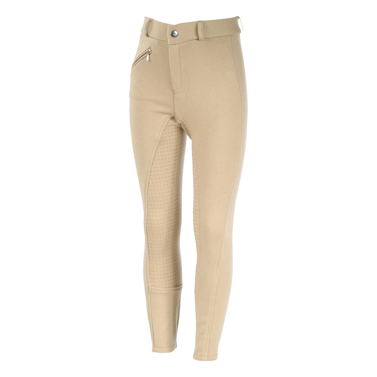 Horze Pantalones de Montar de Asiento Completo de Silicona Active para Niños