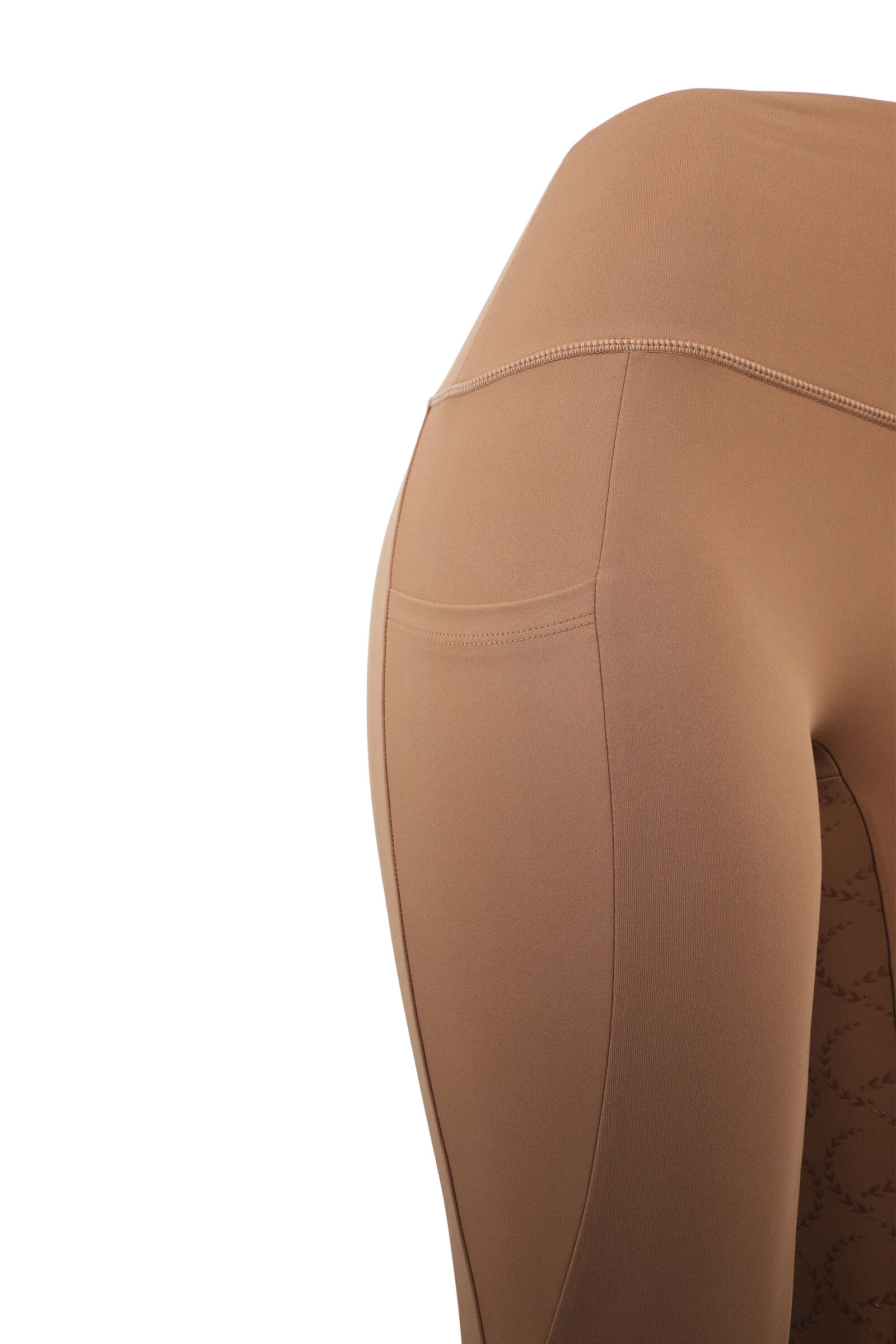 Horze Pantalones de montar de Compresión para Mujer con Asiento Completo Gillian