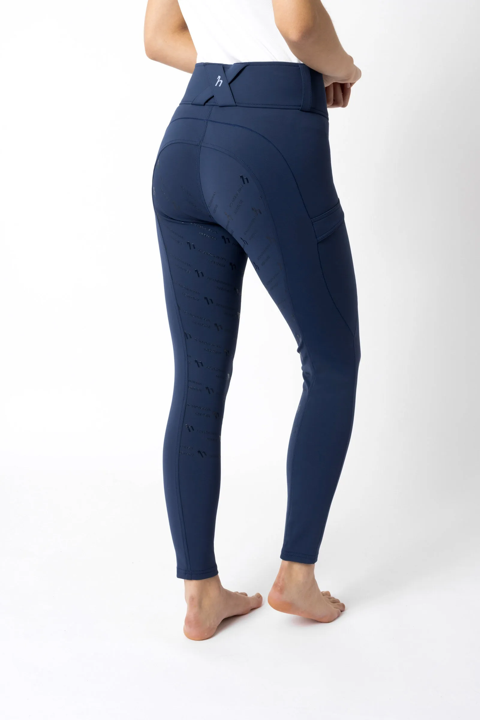 Horze Pantalones de Montar Funcionales con Agarre Completo para Mujer Camille
