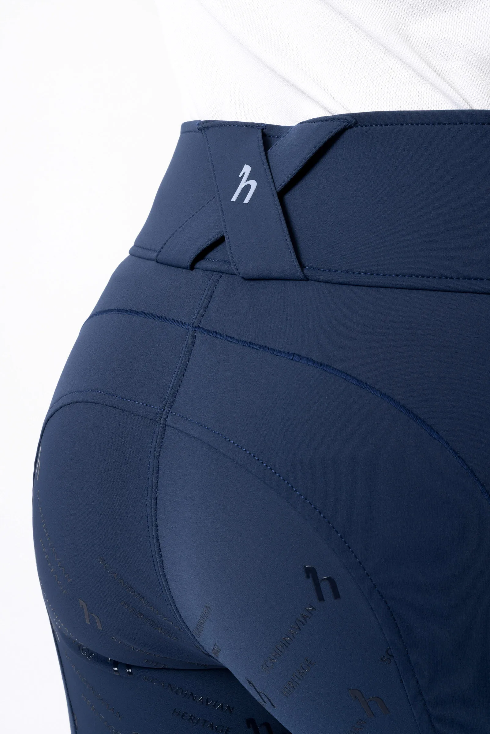 Horze Pantalones de Montar Funcionales con Agarre Completo para Mujer Camille