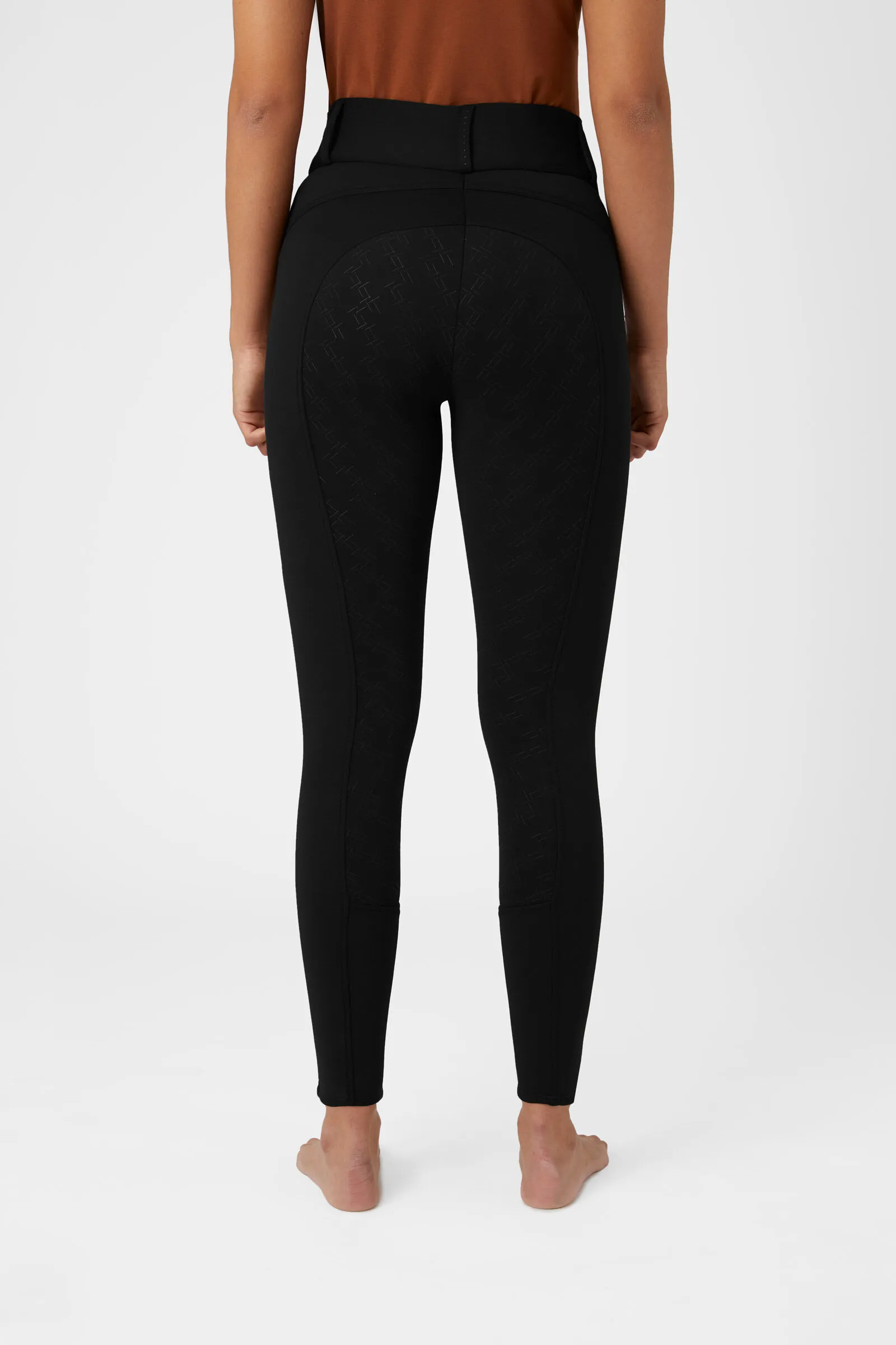 Horze Pantalones de Montar Térmicos con Asiento Completo de Silicona para Mujer Mia