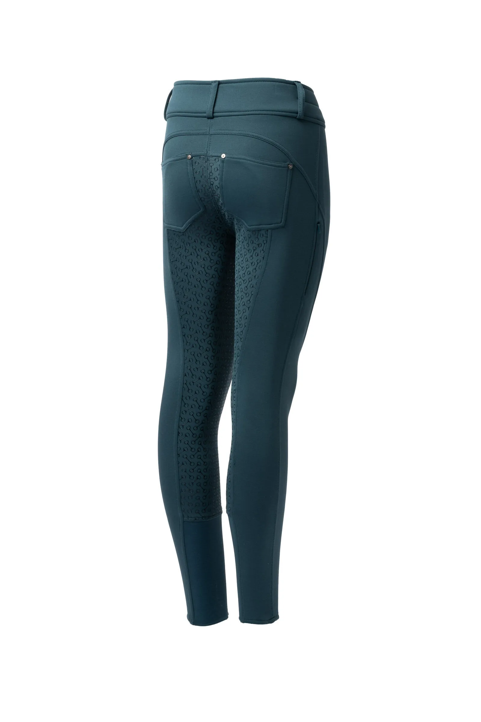 Horze Pantalones de Montar Térmicos con Asiento Completo y Bolsillos Traseros para Niños Rhea