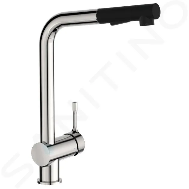 IDEAL STANDARD CERALOOK  GRIFO DE COCINA CON DUCHA EXTRAíBLE, ACERO INOXIDABLE BC178GN