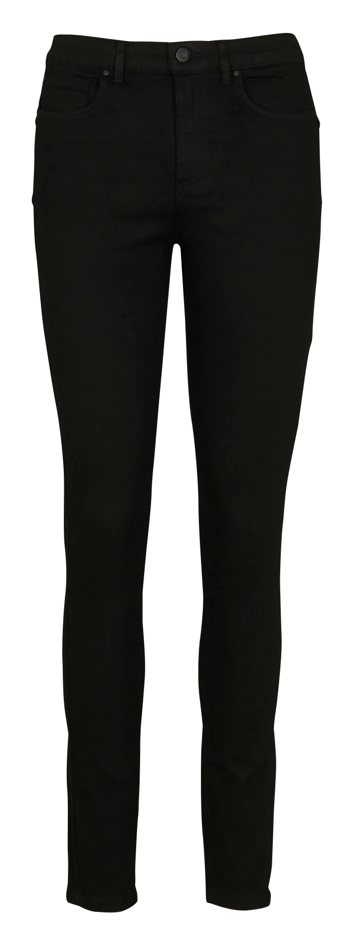 IKKS Pantalón slim de mezcla de algodón en negro