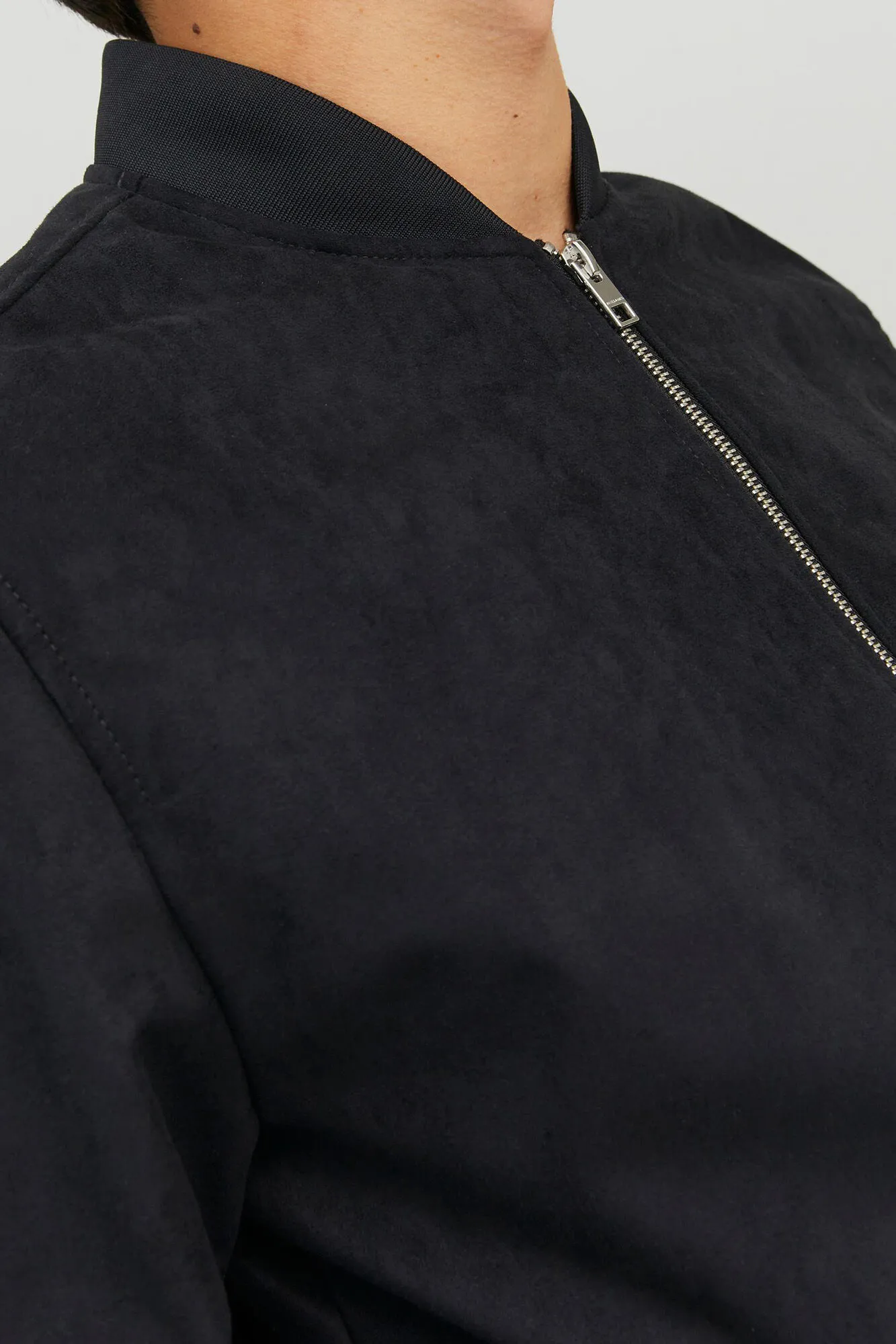 Jack & Jones Chaqueta bomber efecto piel